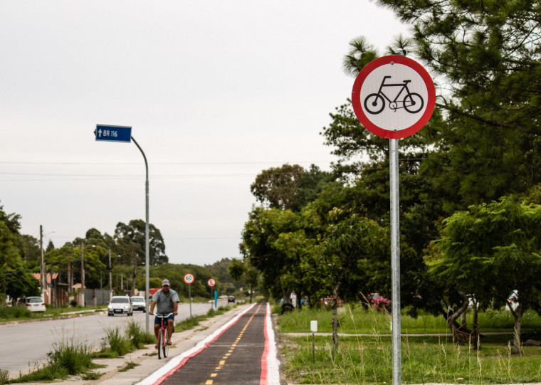 Cidade no Sul do Estado possui atualmente pouco mais de 70 quilômetros de ciclovias e ciclofaixas