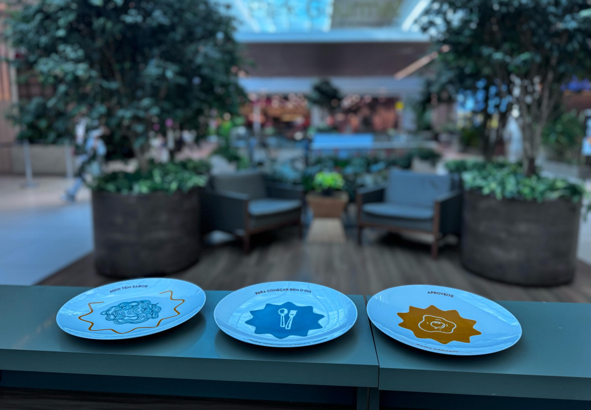 Coleção de pratos com design é trocada por notas de gastos em restaurantes e lancherias | PATRICIA COMUNELLO/ESPECIAL/JC