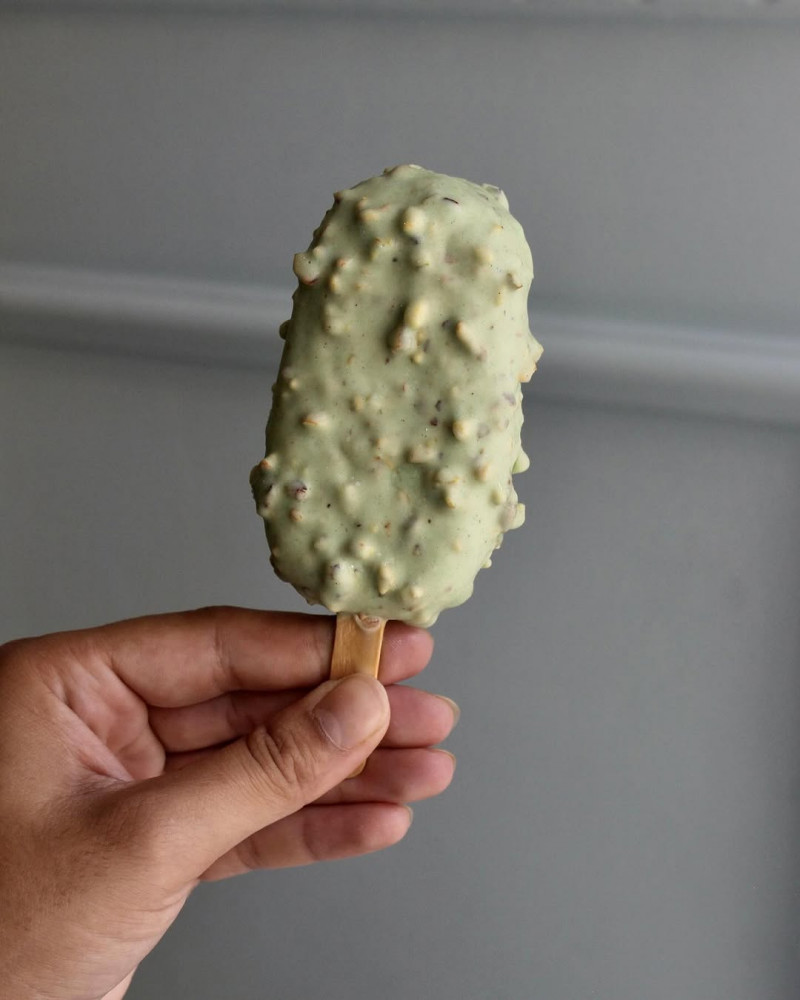 Na Casa de Pelotas, o ingrediente entrou no cardápio em forma de picolé Foto: CASADEPELOTAS/ARQUIVOPESSOAL/JC