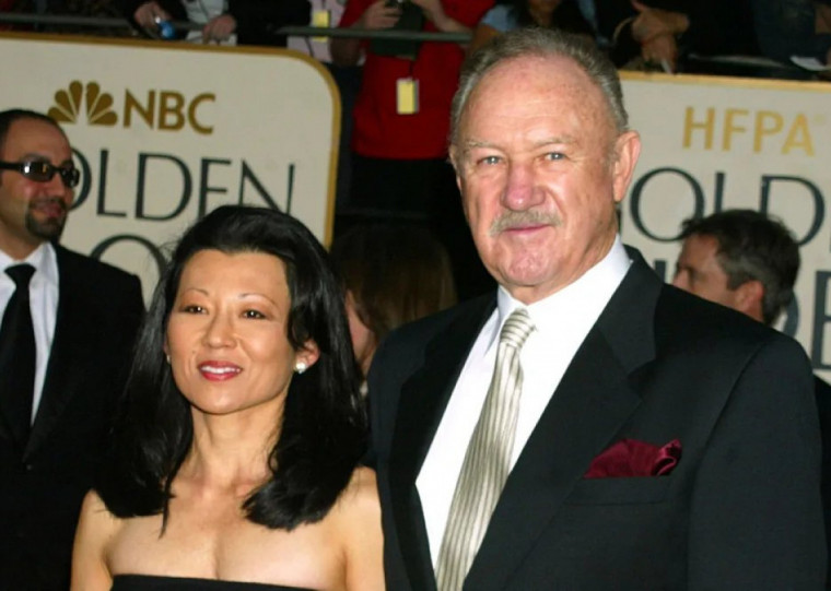 Hackman e a esposa, a pianista Betsy Arakawa 