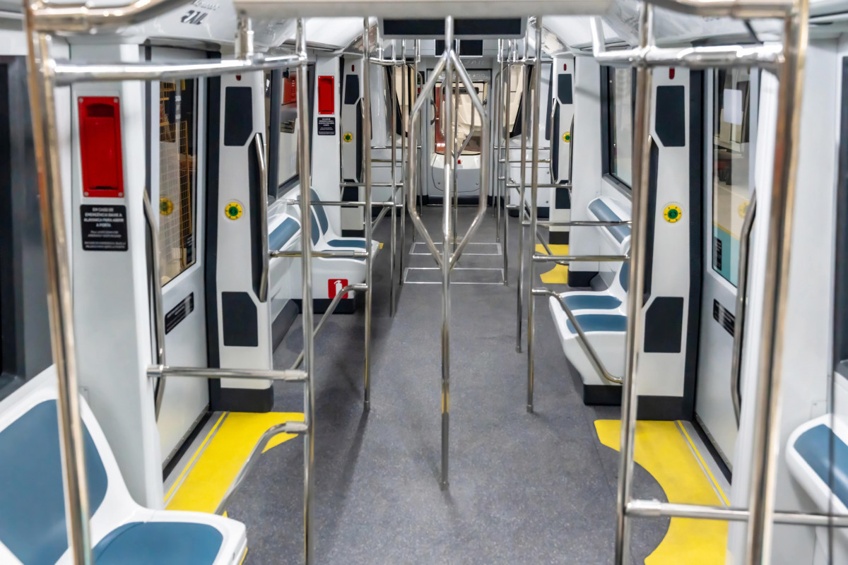 Plano de Voo - Aeromóvel - GRU - Aeroporto de Guarulhos -  trem - vagão - Marcopolo -  | MARCOPOLO/DIVULGAÇÃO/JC