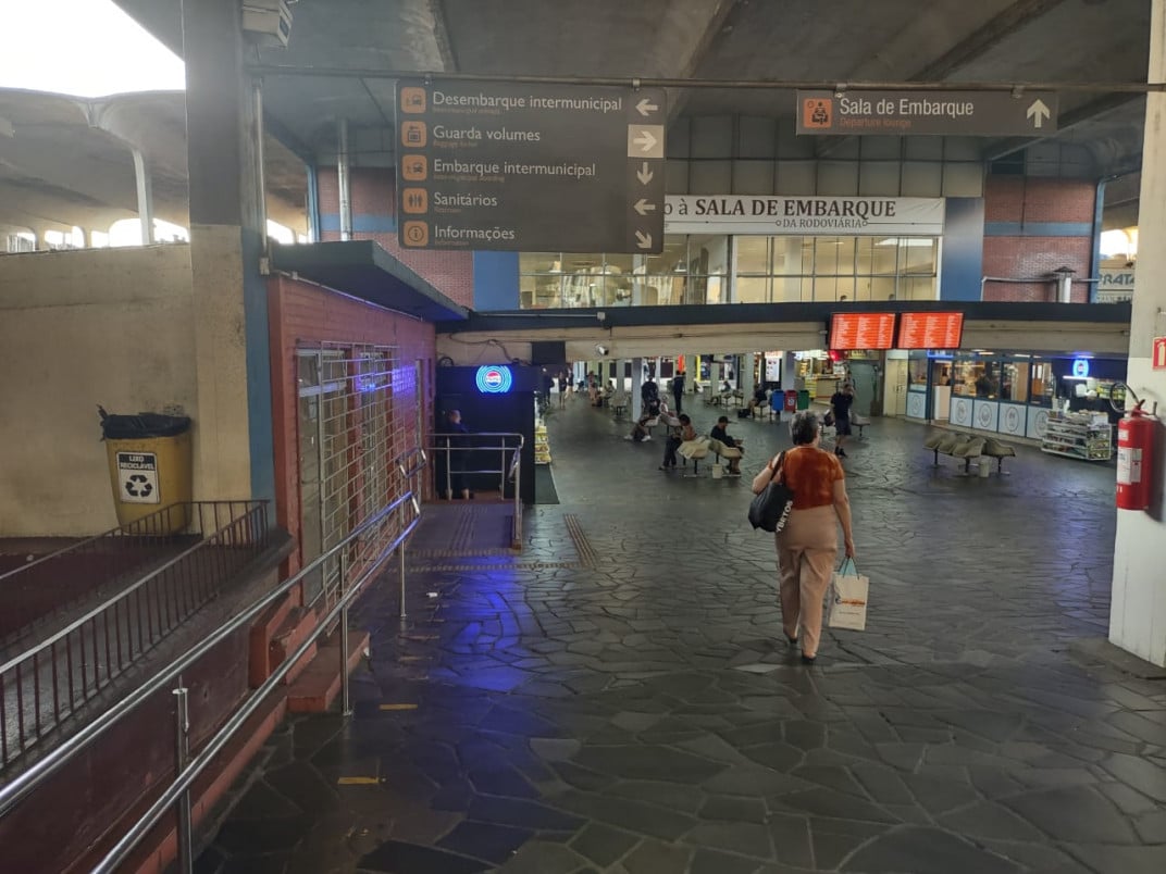 Rodovi&aacute;ria de Porto Alegre registra pequeno n&uacute;mero de pessoas neste domingo, 2 de mar&ccedil;o | OSNI MACHADO/ESPECIAL/JC