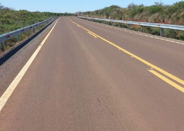 ERS-566, entre Alegrete e Maçambará, é uma das contempladas