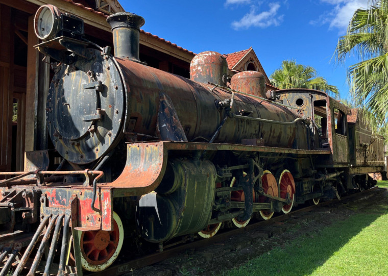 Locomotiva está armazenada na Ulbra desde 2005