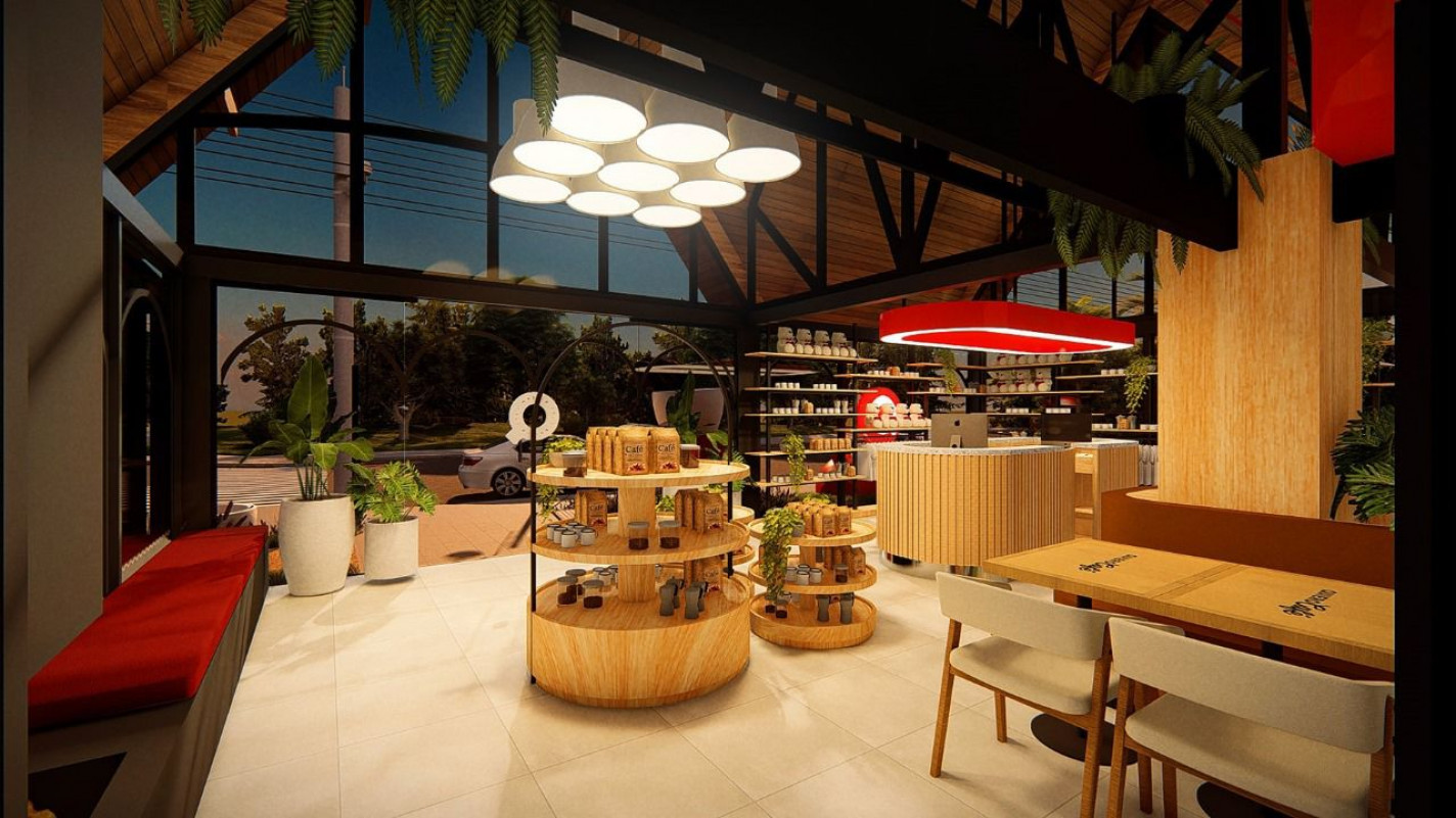Uma das novidades &eacute; que a unidade ter&aacute; espa&ccedil;o de varejo, com produtos exclusivos  | QUIERO CAF&Eacute;/DIVULGA&Ccedil;&Atilde;O/JC
