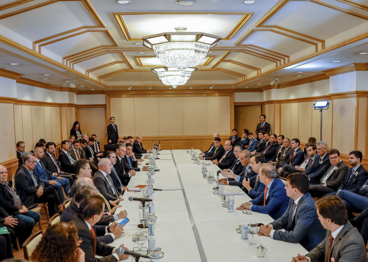 Lula se reuniu com integrantes da Associação Brasileira das Indústrias Exportadoras de Carnes 