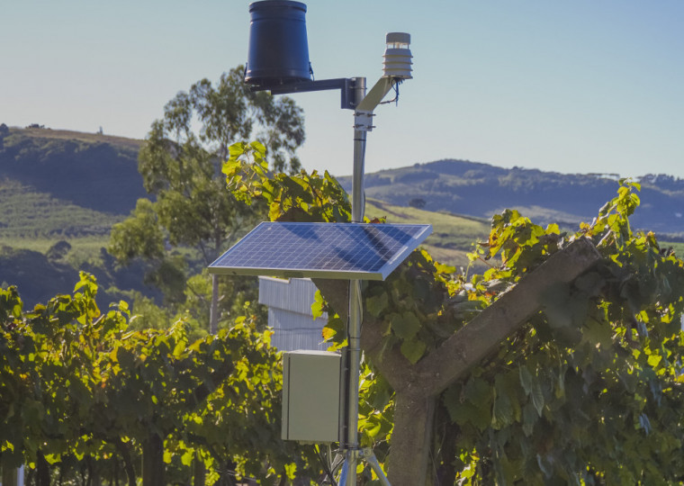 
As oito estações foram distribuídas em localidades estratégicas, contemplando diferentes tipos de cultivo