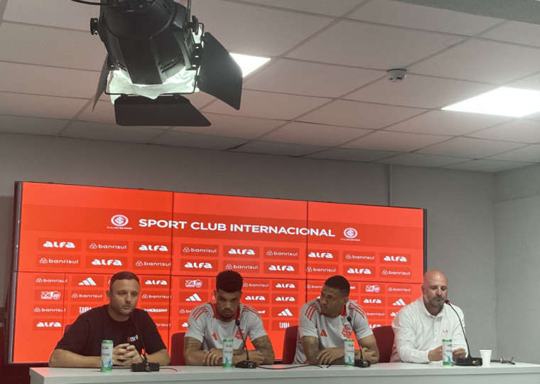 Reforços colorados foram apresentados em manhã agitada no CT Parque Gigante