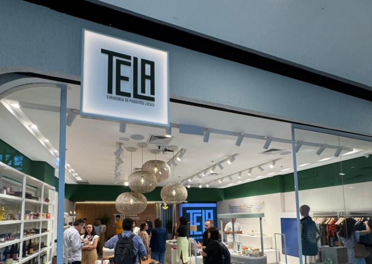 Loja Tela, montada pelo Sebrae-RS no Praia de Belas Shopping, tem 24 marcas autorais