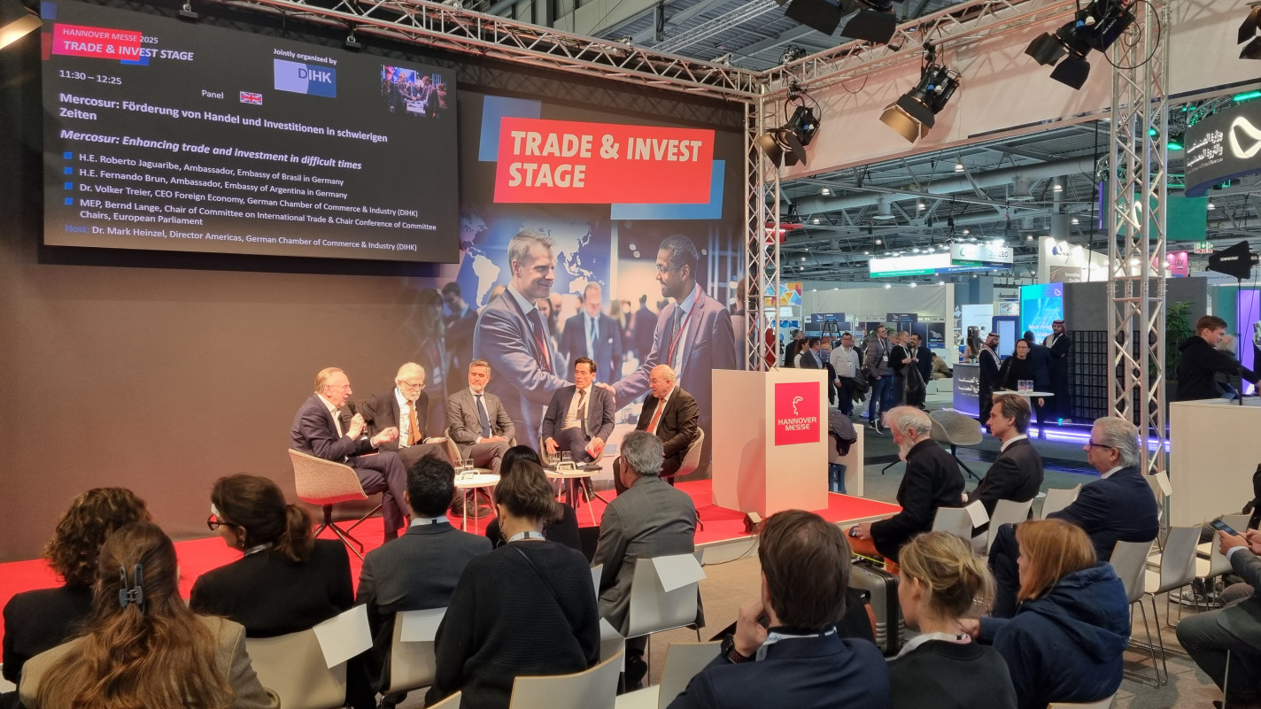 Mercosul foi tema de painel no início da Feira de Hannover  | Guilherme Kolling/Especial/JC