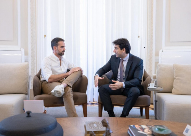 Leite e Galípolo abordaram temas da conjuntura econômica nacional e internacional