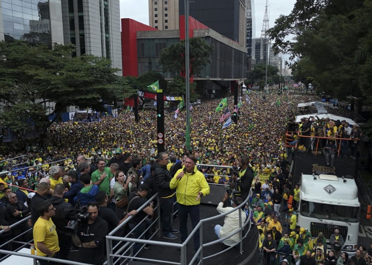 Manifestação na Paulista teve discurso de Bolsonaro por 25 minutos 