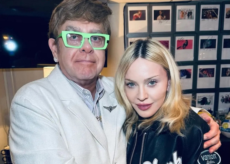 Encontro entre Elton John e Madonna encerrou briga que vinha desde os anos 2000