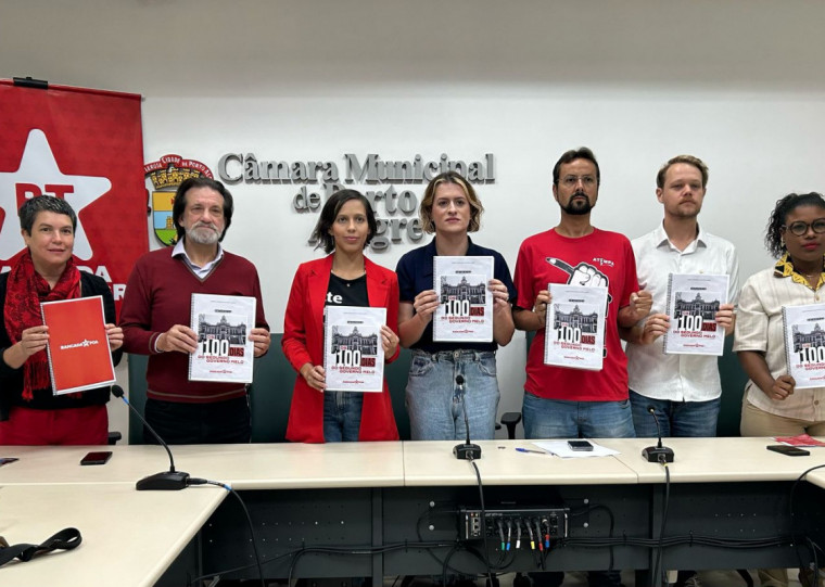 Vereadores da bancada do PT estiveram presentes no evento 