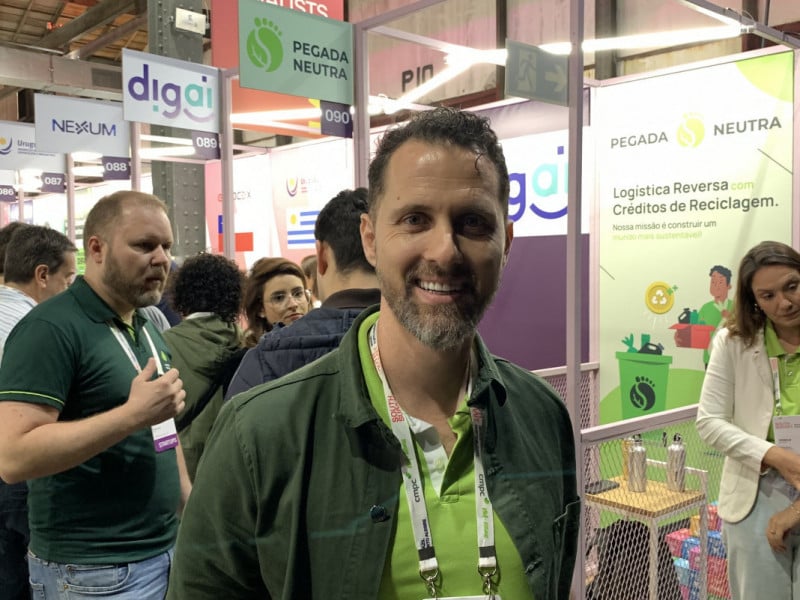 Felipe Basso &eacute; s&oacute;cio-fundador da Pegada Neutra Foto: DENER PEDRO/ESPECIAL/JC