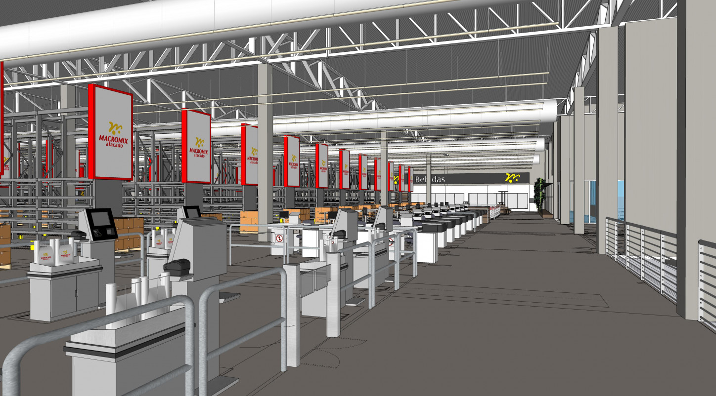 Serão oito self-checkout, tendência para agilizar registro e pagamento de compras | GRUPO UNIDASUL/DIVULGAÇÃO/JC