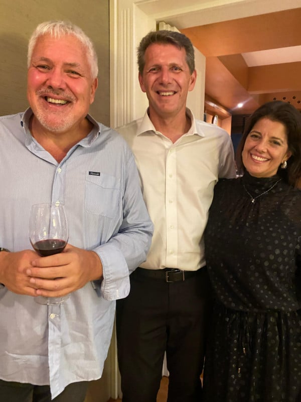 ￼ Eugênio Corrêa, Fábio Adegas Faccio e Renata Castagnari também marcaram presença na noite dedicada ao South Summit 2025 | MARIANA BERTOLUCCI/DIVULGAÇÃO/JC