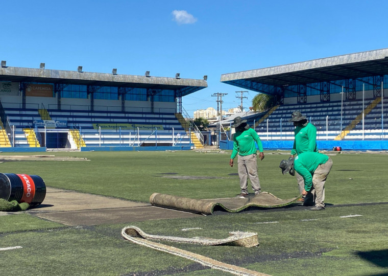 Troca do piso não ocorreu em 2024 por conta do calendário apertado