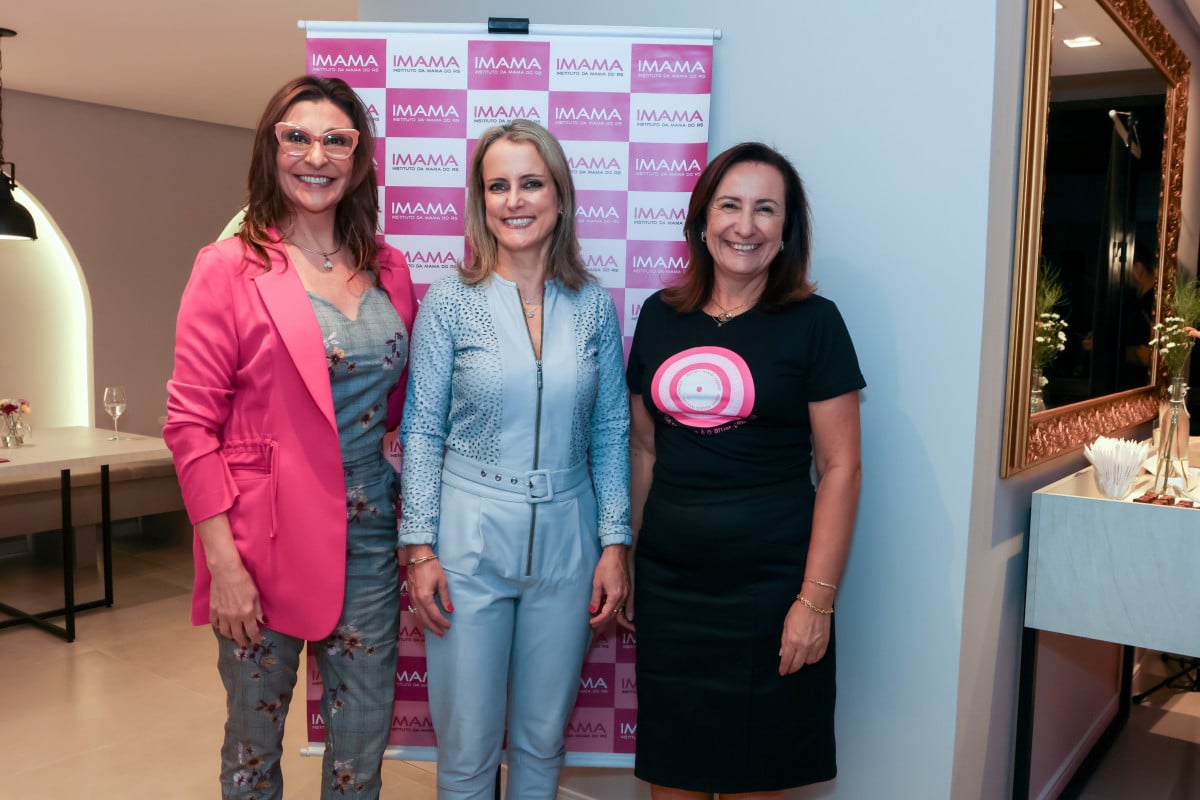 Laura Medina, C&iacute;ntia Seben e Rita Cunha no evento do 21&ordm; E-Chefs, do Imama-RS | DANI BARCELLOS/jc