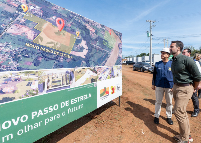 Leite também formalizou a construção de um parque na área atingida; investimento chega a R$ 122 milhões