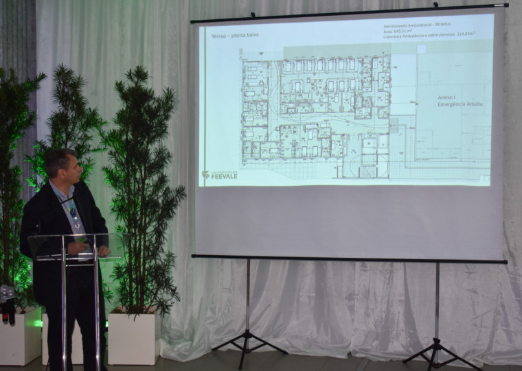 Universidade Feevale é a responsável pela obra, como contrapartida pela implantação do curso de medicina
