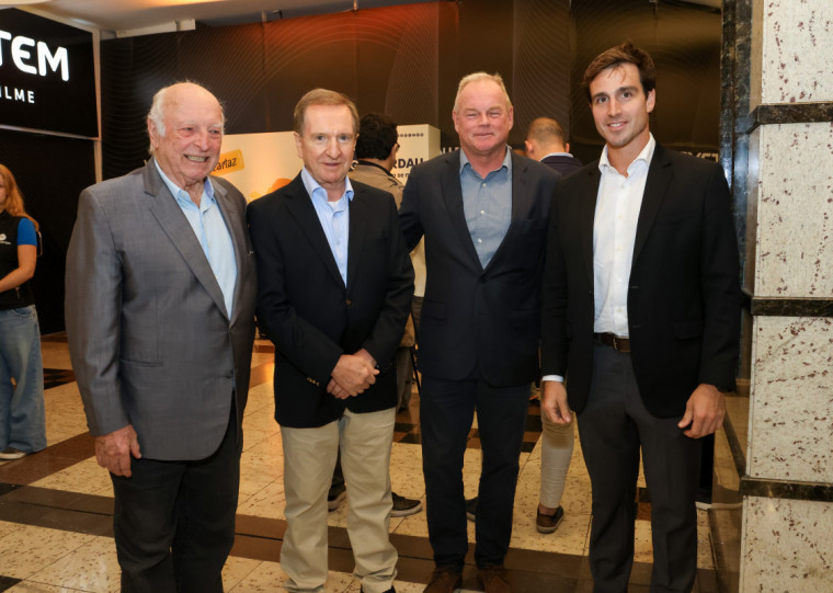 Jorge Gerdau Johannpeter, Mércio Cláudio Tumelero, André Bier Gerdau Johannpeter e Giovanni Jarros Tumelero