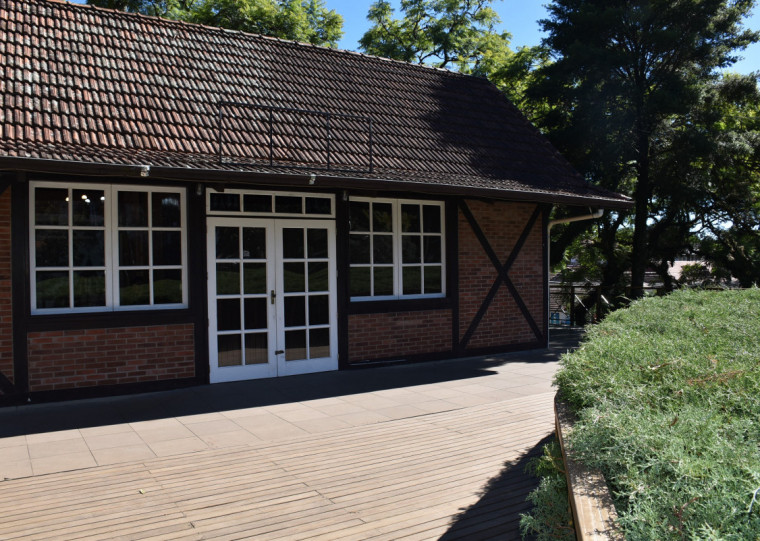 Casa no estilo enxaimel será ponto para informações aos turistas