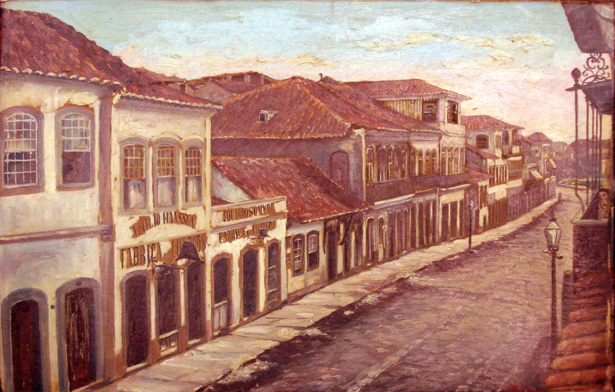 Rua da Praia em 1880, 28 anos ap&oacute;s sua constru&ccedil;&atilde;o | Acervo do Museu Julho de Castilhos/Divulga&ccedil;&atilde;o/JC