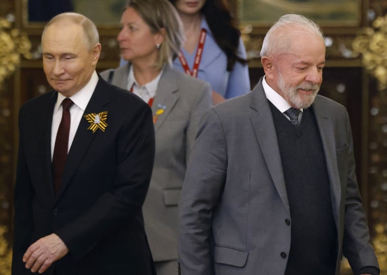 De acordo com a nota divulgada pelo Kremlin, Lula e Putin "discutiram formas de fortalecer a relação bilateral em várias áreas"