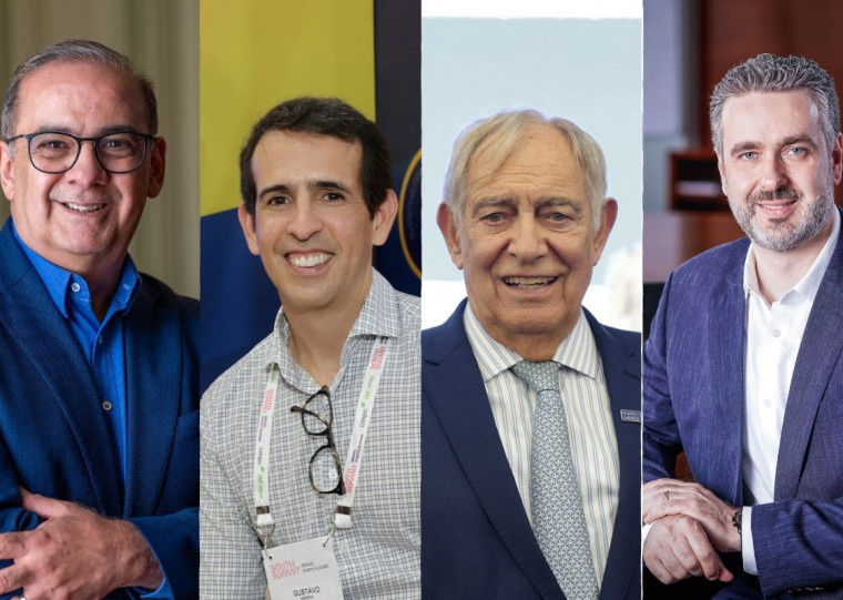 Antonio Lacerda (CMPC), Gustavo Werneck (Gerdau), Claudio Bier (Fiergs), Daniel Randon (Randoncorp) participam de agendas nos EUA