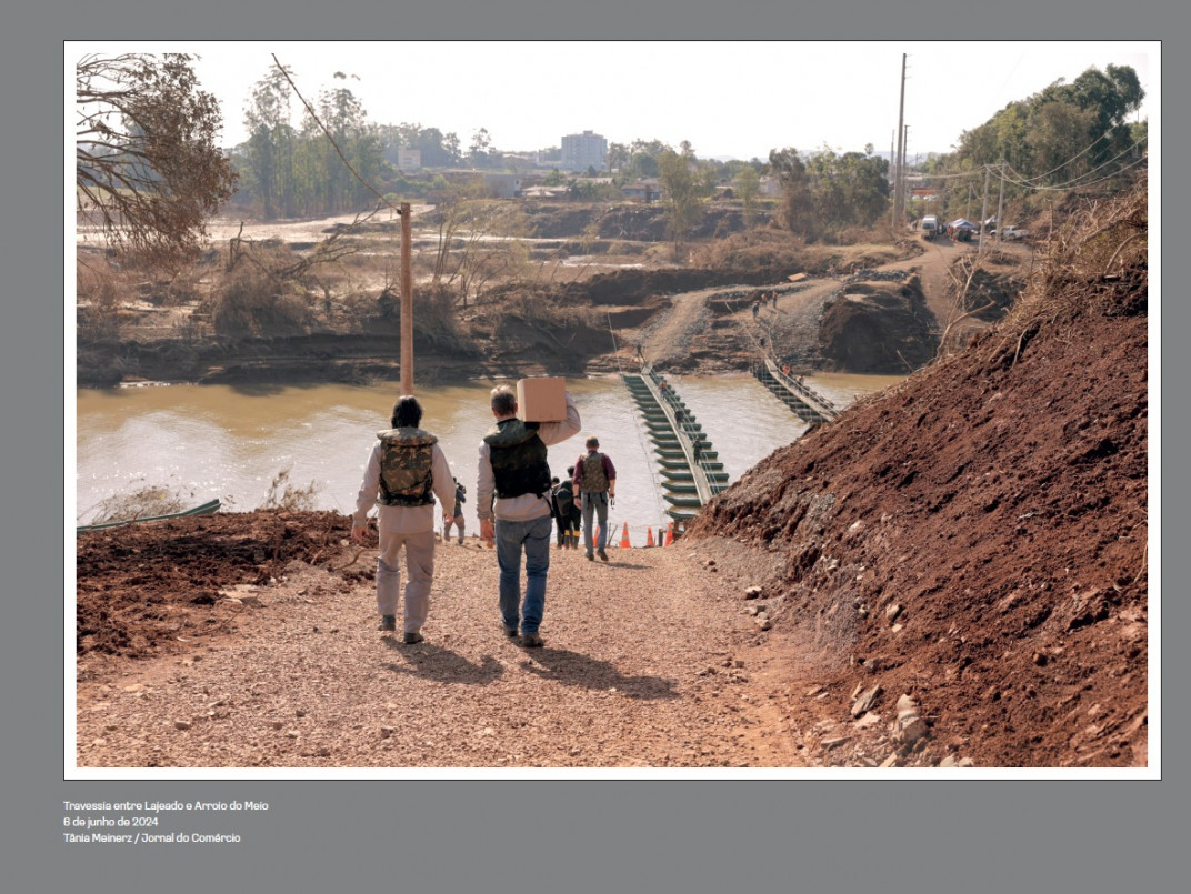 Exposi&ccedil;&atilde;o da Supera&ccedil;&atilde;o e da Solidariedade re&uacute;ne 48 fotos sobre a enchente de 2024 | T&acirc;nia Meinerz/JC