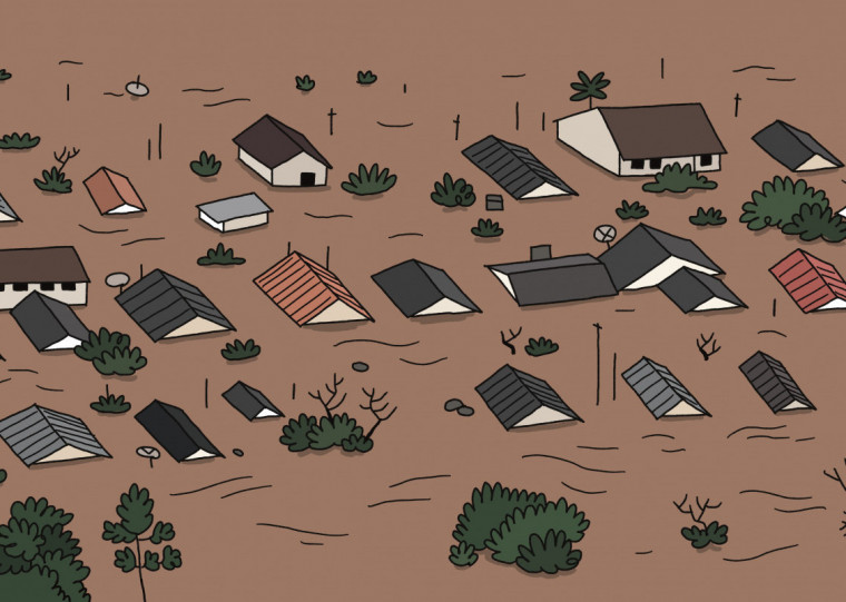 Quadrinista gaúcho registra 14 relatos emocionantes de pessoas afetadas pela enchente de 2024 em novo livro Água até aqui, já presente nas livrarias de todo o País