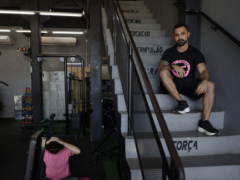 Ap&oacute;s um ano das cheias, academia de Eldorado do Sul retoma totalmente suas atividades Foto: T&Acirc;NIA MEINERZ/JC