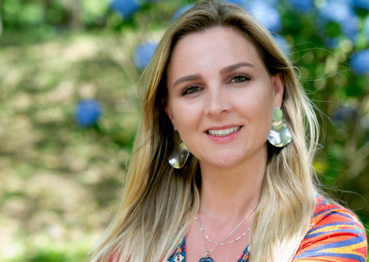 Caliandra Troian, mãe, empresária e sócia do Estação Téti cultural

