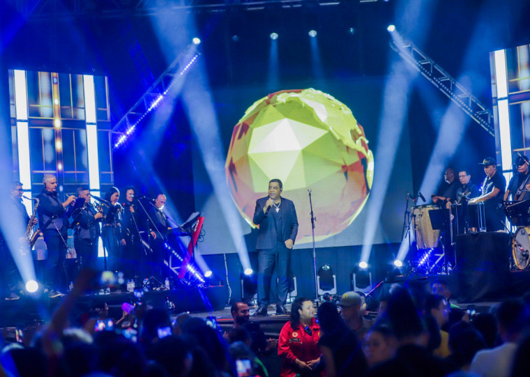 Apresentação do grupo de pagode romântico Raça Negra fez parte da Semana S do Comércio, evento nacional do Sistema Fecomércio/Sesc/Senac e IFEP