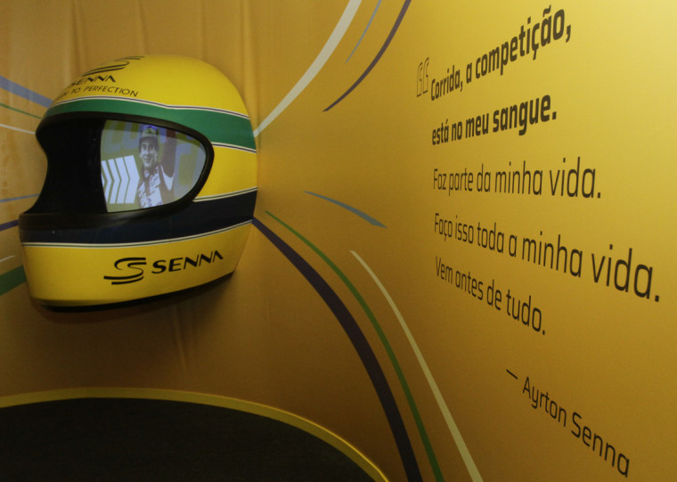 Abertura da exposição imersiva 'Eu, Ayrton Senna da Silva'