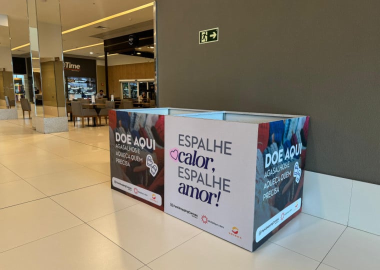 Nos últimos três anos, a campanha da Multiplan arrecadou quase 130 mil peças em seus shoppings pelo país