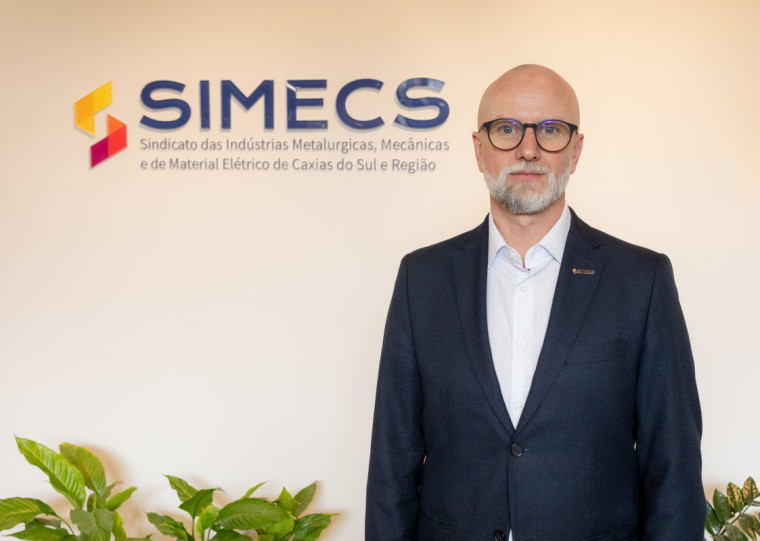 Ubiratã Reizler, presidente do Sindicato das Indústrias Metalúrgicas, Mecânicas e de Material Elétrico (Simecs)
