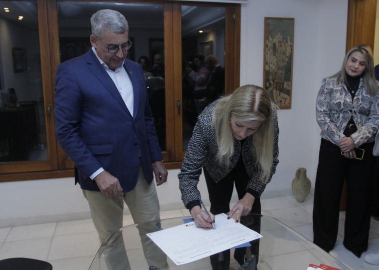 Sebastião Melo e a vice-prefeita Betina Worm