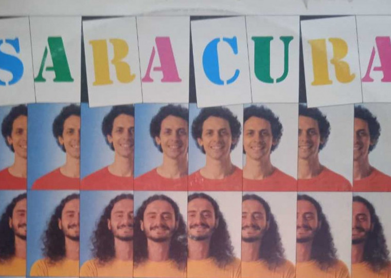 Detalhe da capa do LP 'Saracura', editado de forma independente em 1982