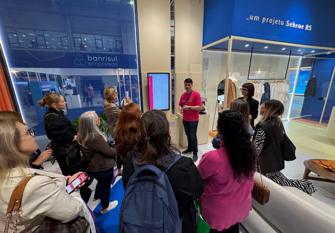 Lojistas puderam fazer tour pelas aplica&ccedil;&otilde;es, com apelos sensoriais e muita tecnologia | PATR&Iacute;CIA COMUNELLO/ESPECIAL/JC