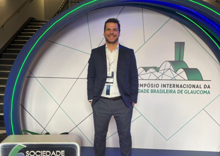 Lucas Borges Fortes, oftalmologista do Hospital Banco de Olhos São Pietro