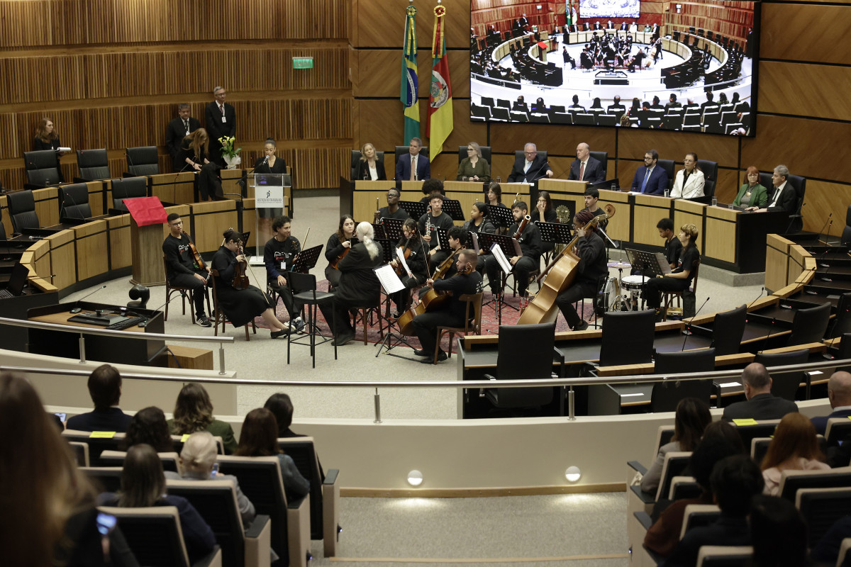 A solenidade de abertura do evento aconteceu na manhã desta segunda-feira (26) | TÂNIA MEINERZ/JC
