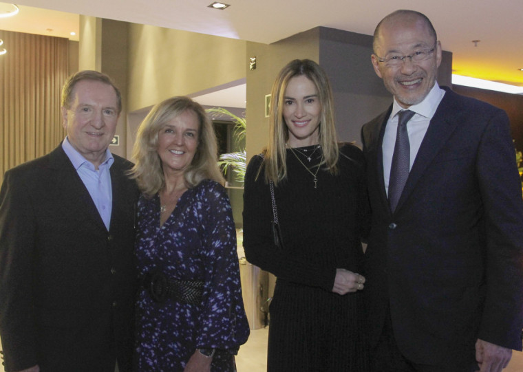 Mércio e Valéria Tumelero, Fernanda Baggio e Willian Ling