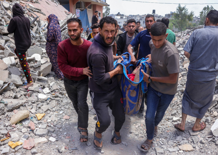 Segundo o Ministério da Saúde, 50 mil palestinos já morreram na guerra