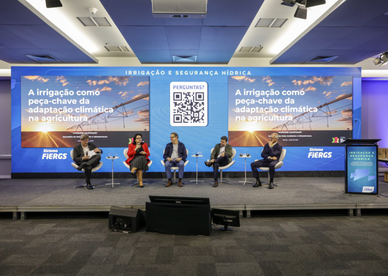Marjorie Kaufmann ressaltou a relevância econômica da irrigação e enfatizou a necessidade de alinhar o desenvolvimento e a proteção ambiental