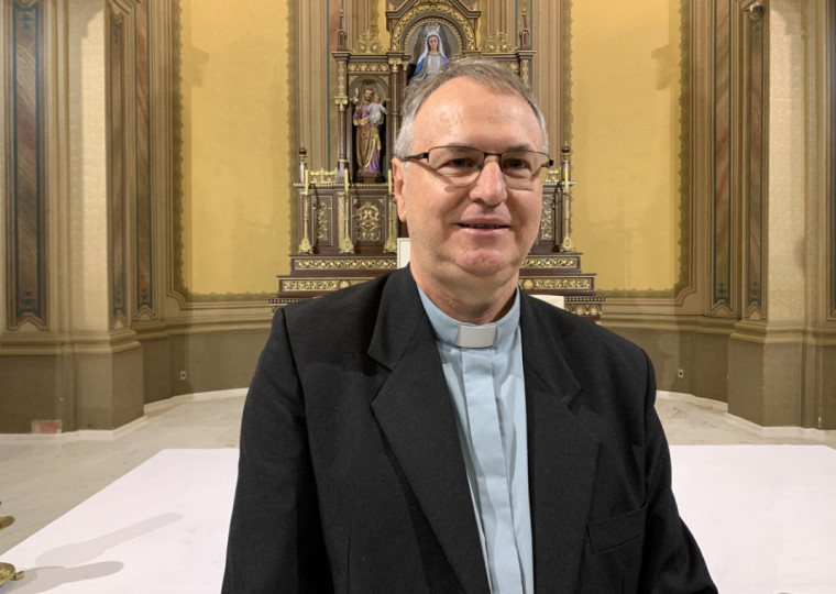  O padre Clésio Facco foi anunciado na manhã desta quarta-feira (28) como o novo bispo da Diocese de Uruguaiana