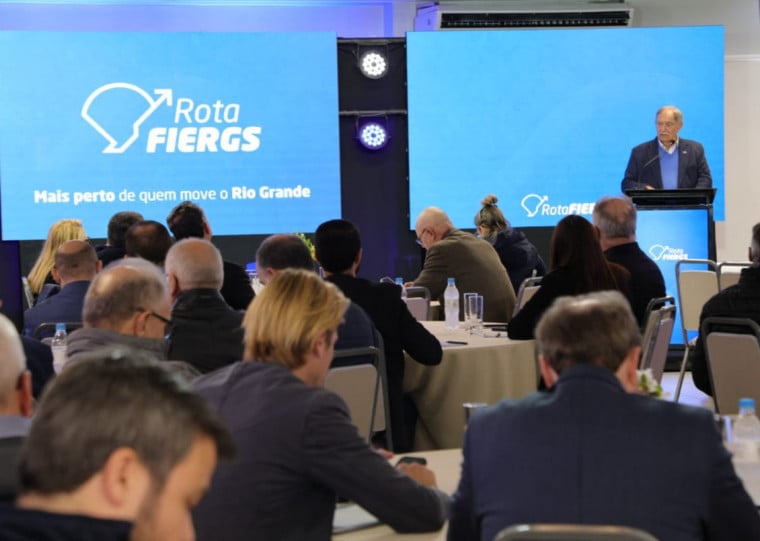 Claudio Bier, presidente da Fiergs, anunciou aporte em evento do Rota Fiergs, realizado na Univates na quinta-feira, 29 de maio