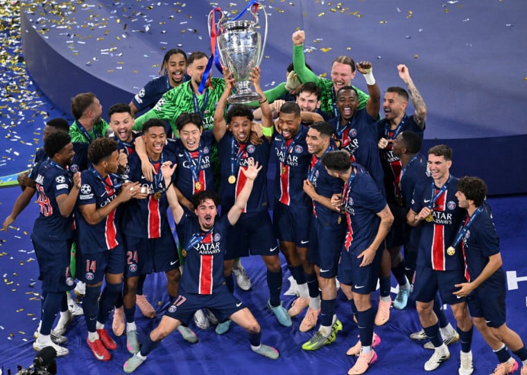 PSG aplicou goleada de 5 a 0 na Inter de Milão e conquistou a edição 2025 da Champions League