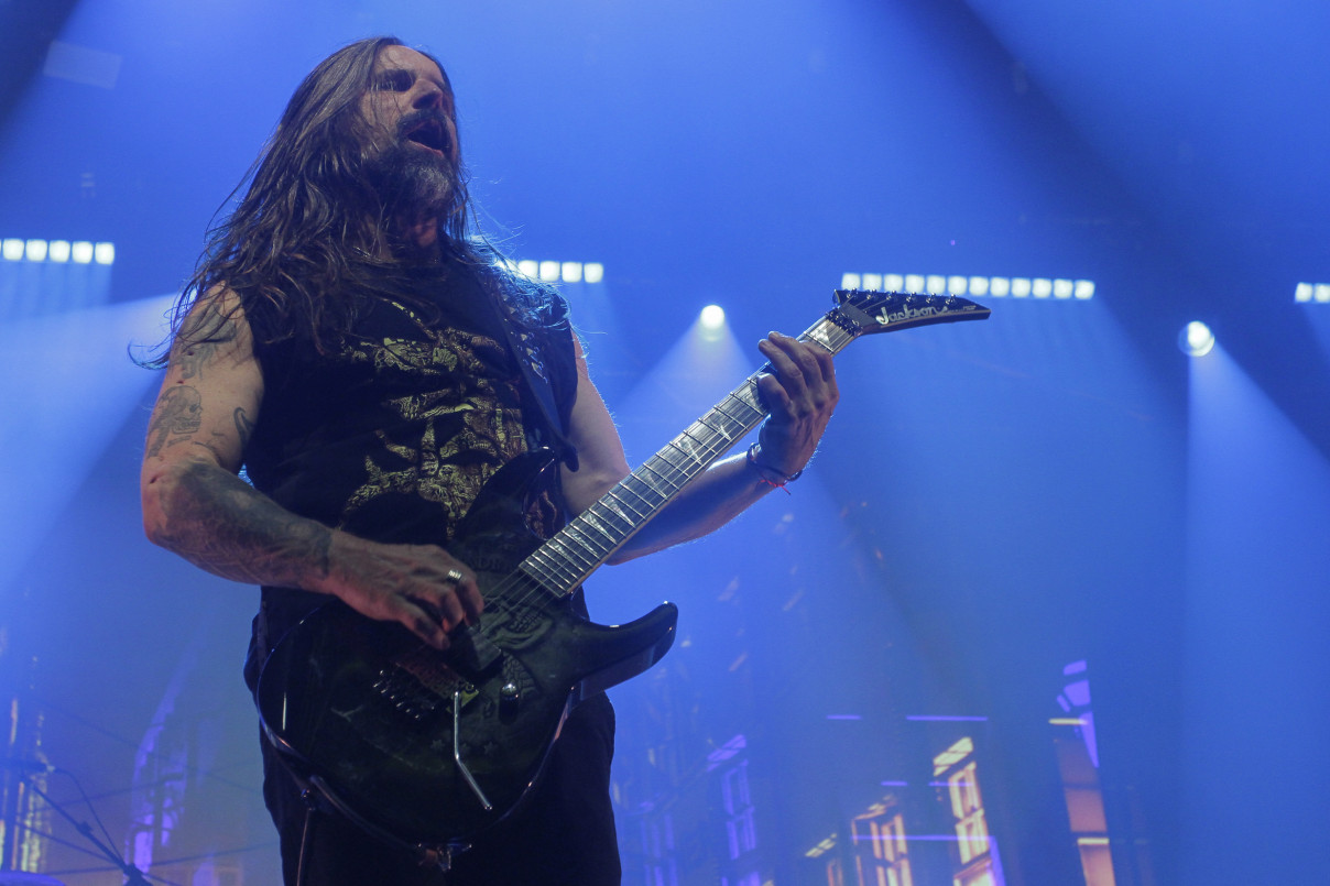 Banda do guitarrista Andreas Kisser, Sepultura apresentou-se pela segunda vez na Capital em sua turnê de despedida | EVANDRO OLIVEIRA/JC
